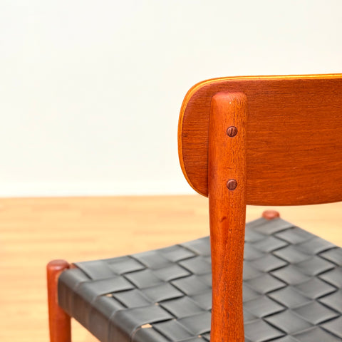 Danish dining chairs in teak