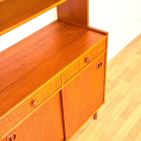 Swedish bookshelf in teak