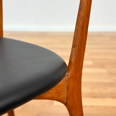 Set of 4 chairs in oak & teak, model Skagen by Kurt Ostervig, 1950s-60s, Denmark