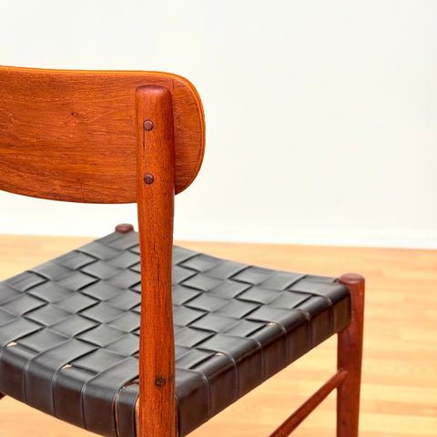 Danish dining chairs in teak