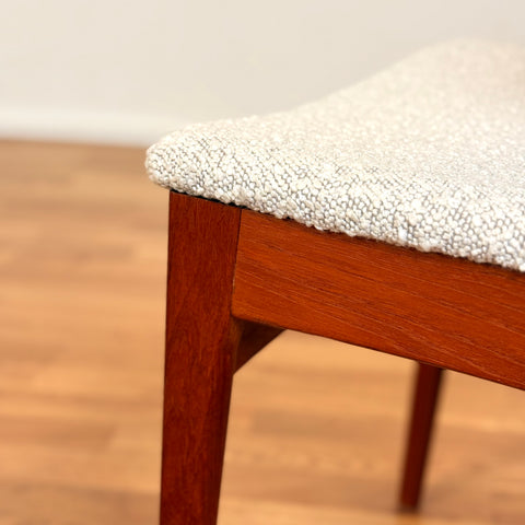 Set of 4 dining chairs in teak by B. Rasmussen for Thorso Mobelfabrik, 1950s-60s, Denmark