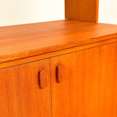 Swedish bookshelf in teak by Ulferts Tibro