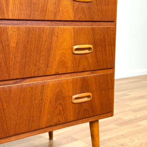 Chest of 3 drawers in teak, 1950s-60s, Sweden - Beyo Vintage