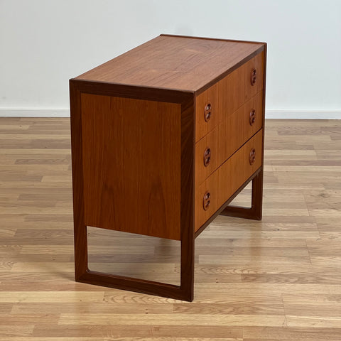 Chest of drawers, in teak by Arne Wahl Iversen, Ikea