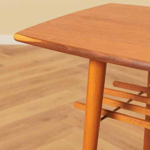 Swedish coffee table in teak & beech