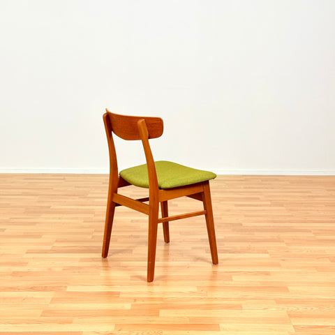 Danish dining chairs in teak & beech by Findahl