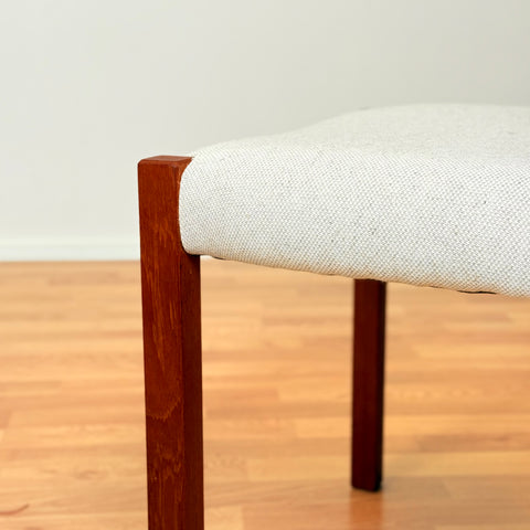 Danish set of 8 dining chairs in teak by N.O. Møller, model 404