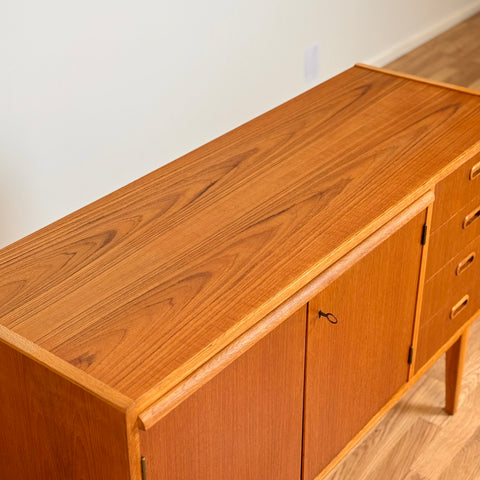 Sideboard, teak & oak, 1960s, Sweden