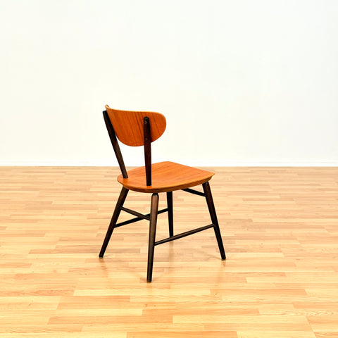 Swedish set of 4 dining chairs in teak by Bröderna Wigells Stolfabrik