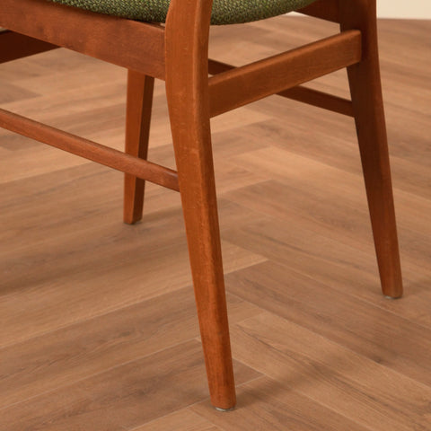 Danish dining chairs in teak & beech by Farstrup, model '210'