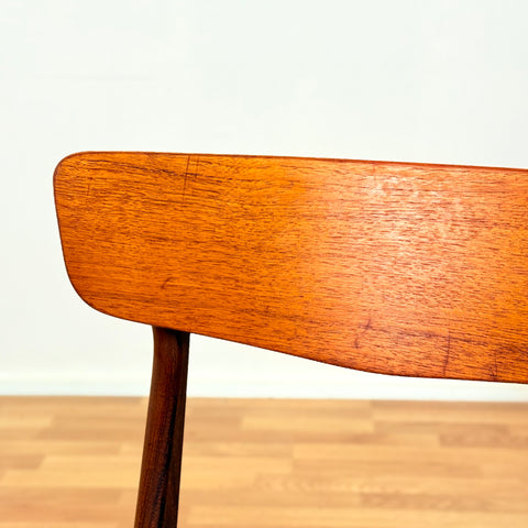 Danish set of 6 dining chairs in teak by Schiønning & Elgaard