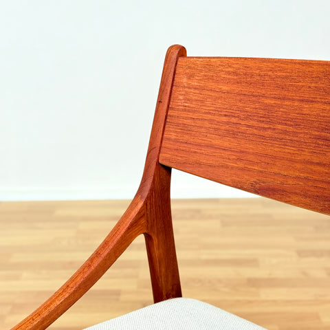 Danish dining chairs in teak by Vestervig Eriksen for Brdr. Tromborg, model 'BT21'