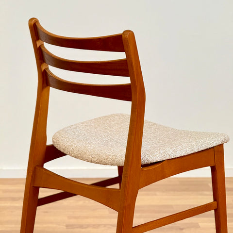 Dining chair in teak & beech