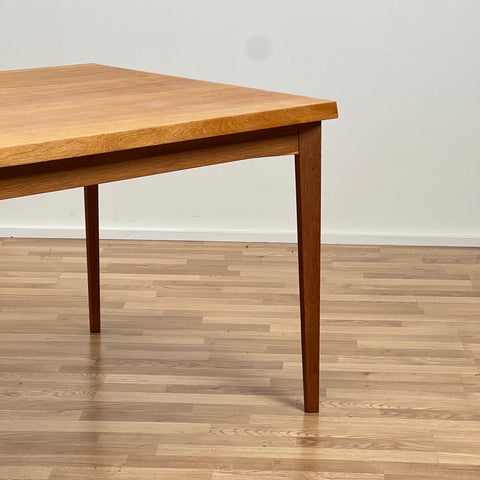 Dining table, oak, 1970s, Denmark.