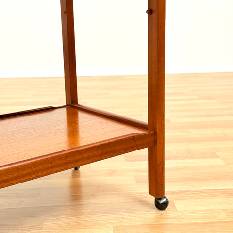 Danish serving trolley in teak