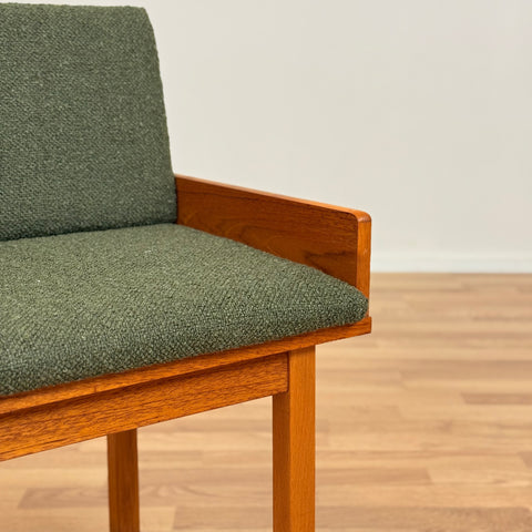 Hall bench in teak, 1950s-60s, Sweden