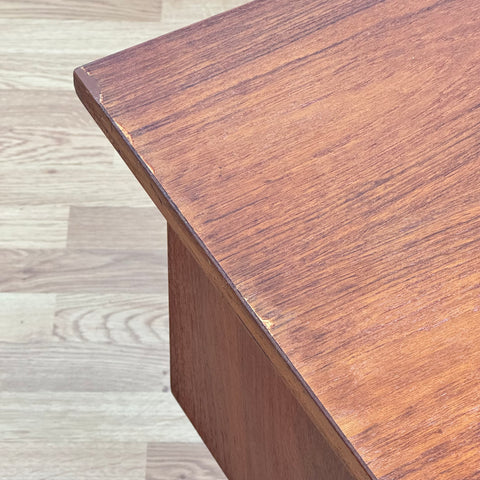 Writing desk in teak, Denmark, 1950s-60s.