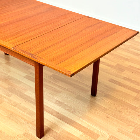 Swedish rectangular dining table in teak by Nils Jonsson for Troeds Bra Bohag