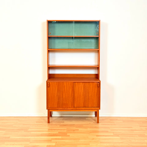 Swedish bookshelf in teak by B. Fridhagen for Bodafors