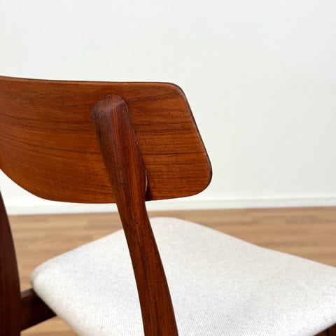 Set of 4 chairs made of teak by Farstrup, 1950s-60s, Denmark - Beyo Vintage