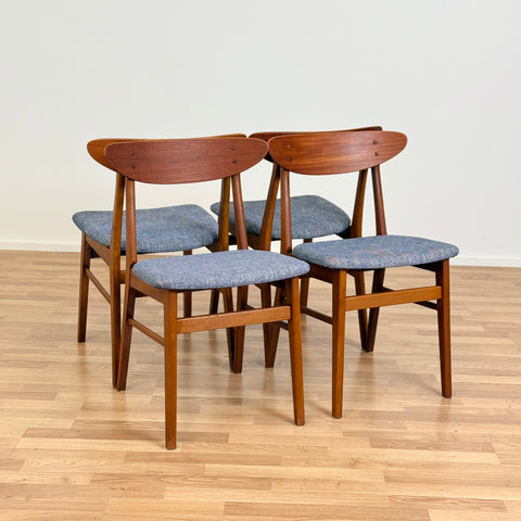 Set of 4 dining chairs, Farstrup, model 210