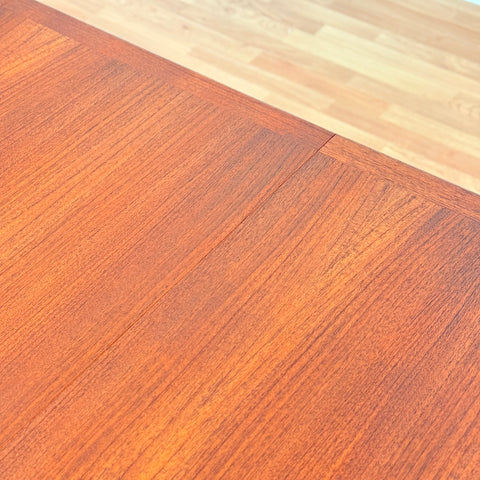 Swedish rectangular dining table in teak by Ulferts Möbler