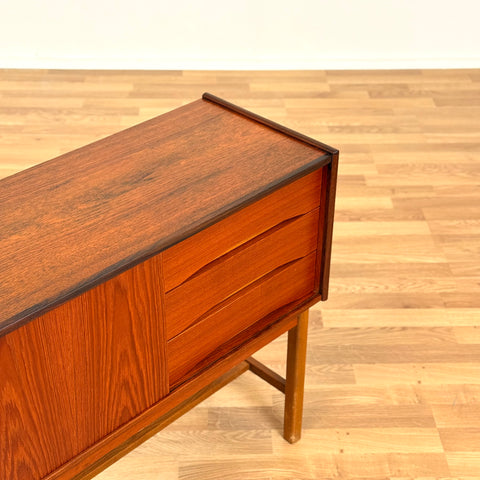 Side table in teak & beech, 1950s-60s, Sweden