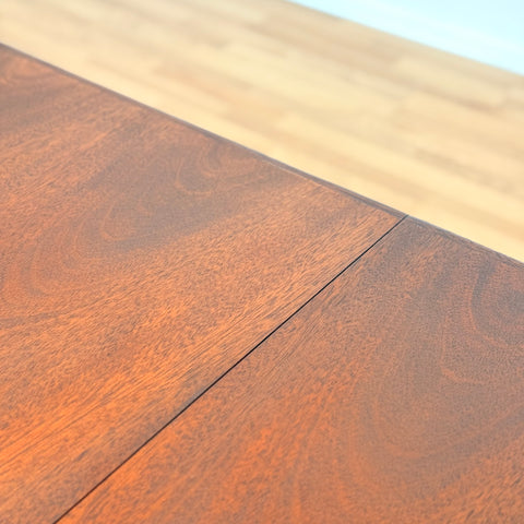 Danish oval dining table in mahogany by Skovby Møbelfabrik