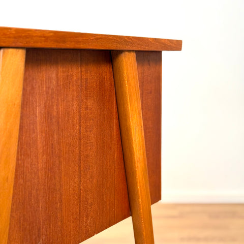 Writing desk in teak, 1950s-60s, Denmark - Beyo Vintage