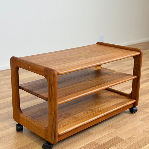 Trolley in solid teak wood, 1970s, Denmark