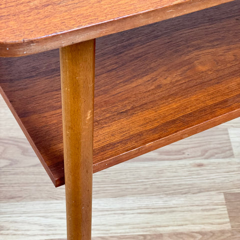 Sofa table, teak, 1950-60s.