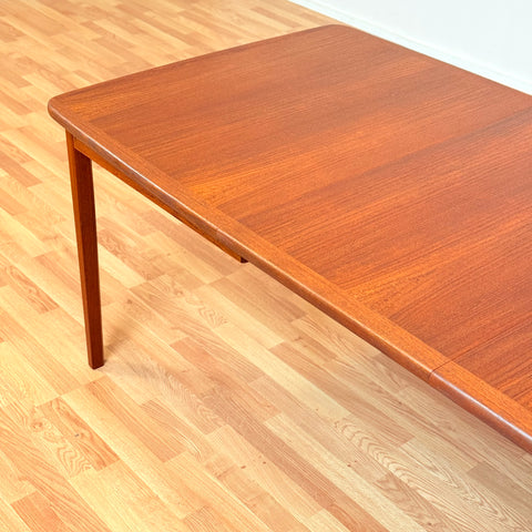 Swedish rectangular dining table in teak by Ulferts Möbler
