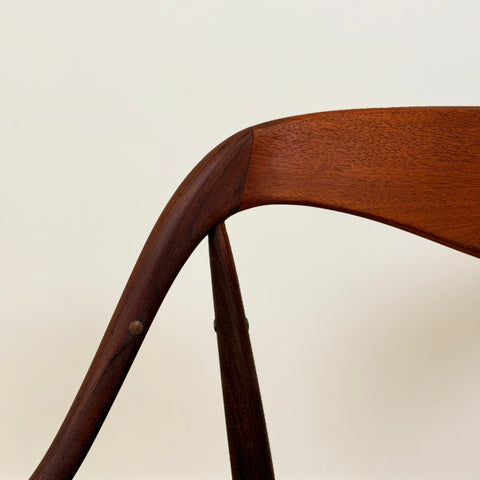 Set of 4 dining chairs in teak by Johannes Andersen for Uldum, 1950s-60s, Denmark