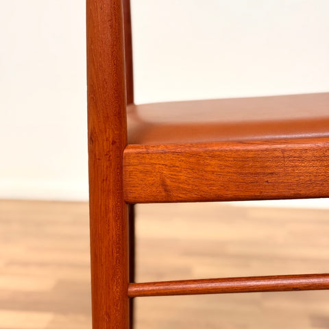 PRICE Set of 6 dining chairs in solid teak by H.W.Klein, 1950s-60s, Denmark - Beyo Vintage