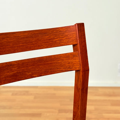 Danish set of 8 dining chairs in teak by N.O. Møller, model 404