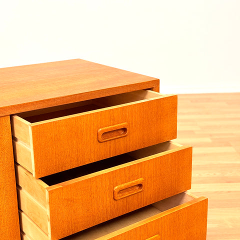 Swedish sideboard in teak & oak