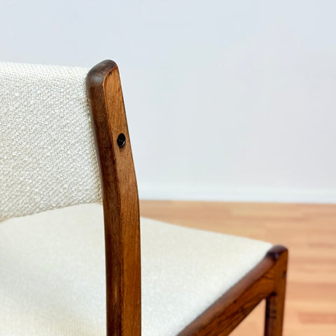 Danish dining chairs in Santos rosewood