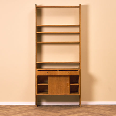 Swedish bookshelf in oak
