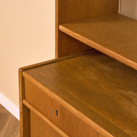 Swedish bookshelf in oak