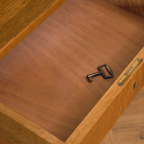 Swedish bookshelf in oak