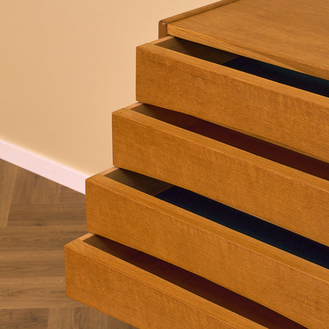 Swedish sideboard in oak by Erik Wørts for IKEA, model 'Ulvö'