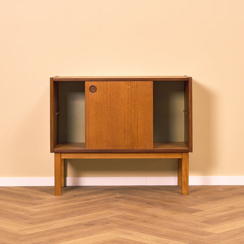 Swedish sideboard in teak and beech