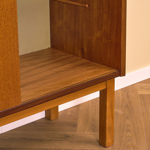 Swedish sideboard in teak and beech
