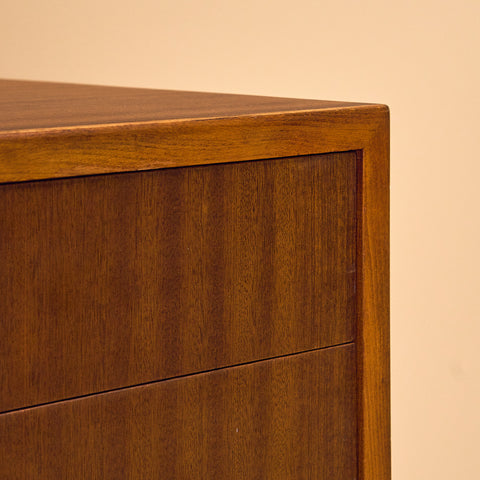 Swedish highboard in mahogany and beech