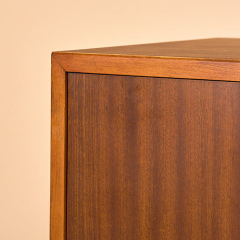 Swedish highboard in mahogany and beech
