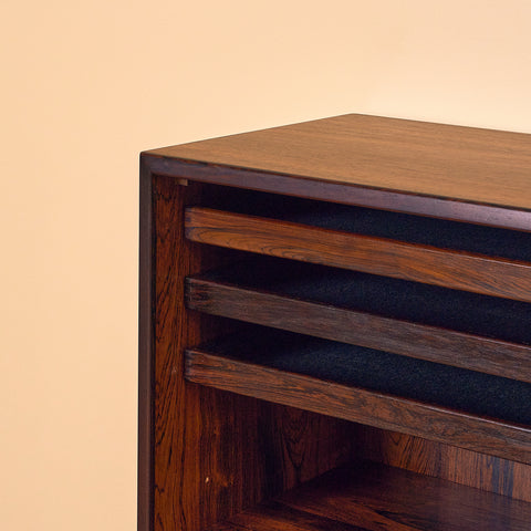 Danish sideboard in Santos rosewood by Severin Hansen for Haslev Möbelsnedkeri