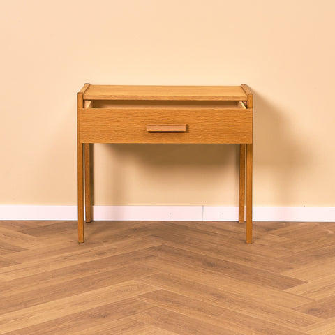 Swedish side table in oak