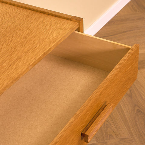 Swedish side table in oak