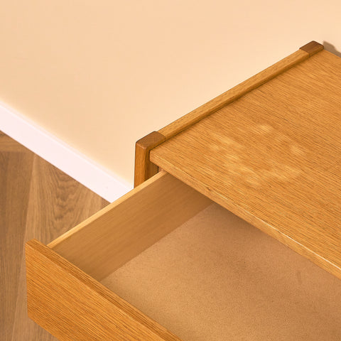 Swedish side table in oak