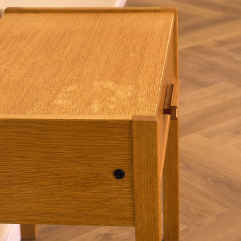 Swedish side table in oak